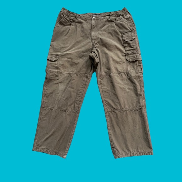 5.11 Tactical Other - 5.11 Tactical Series Utility Pants Work Double Knee Cargo Olive Green Men 42 30